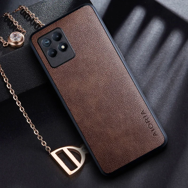 Custodia Per Oppo Realme Narzo 50 50A Prime Funda Coque Retro Business Pu Leather Design Cover Per Telefono Per Realme Narzo 50 Case