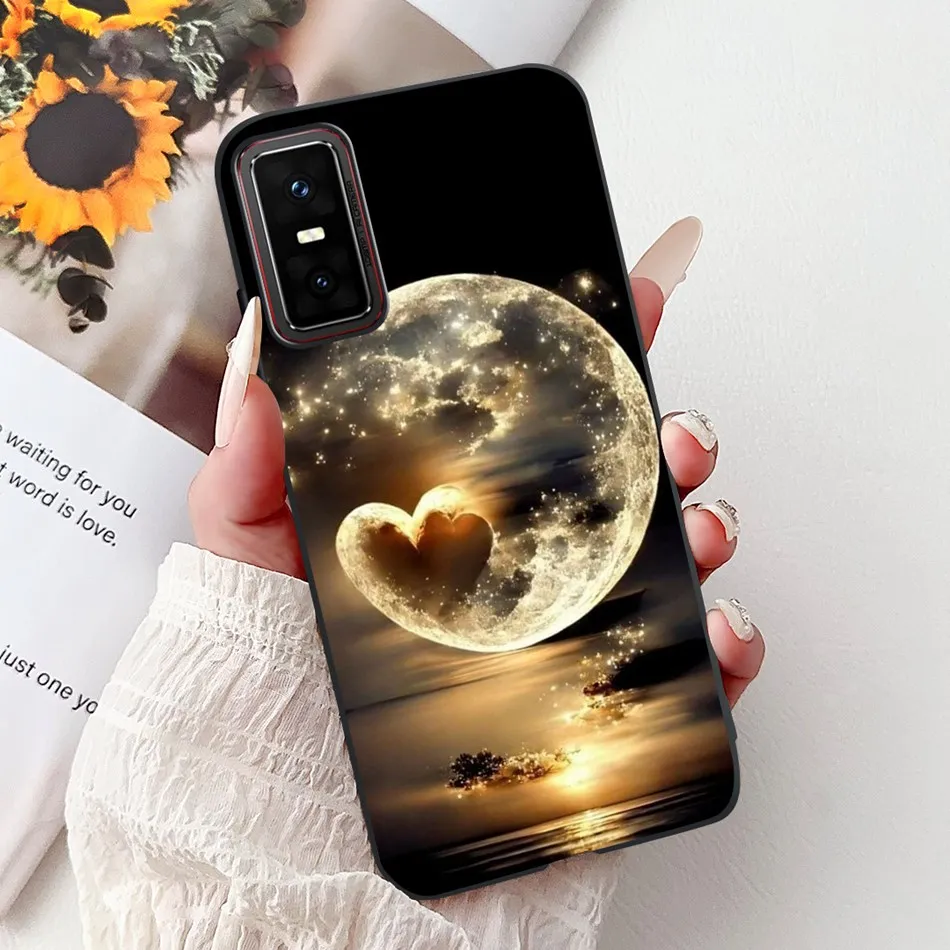 Cool Dragon Tiger Painted Soft Silicone Phone Case