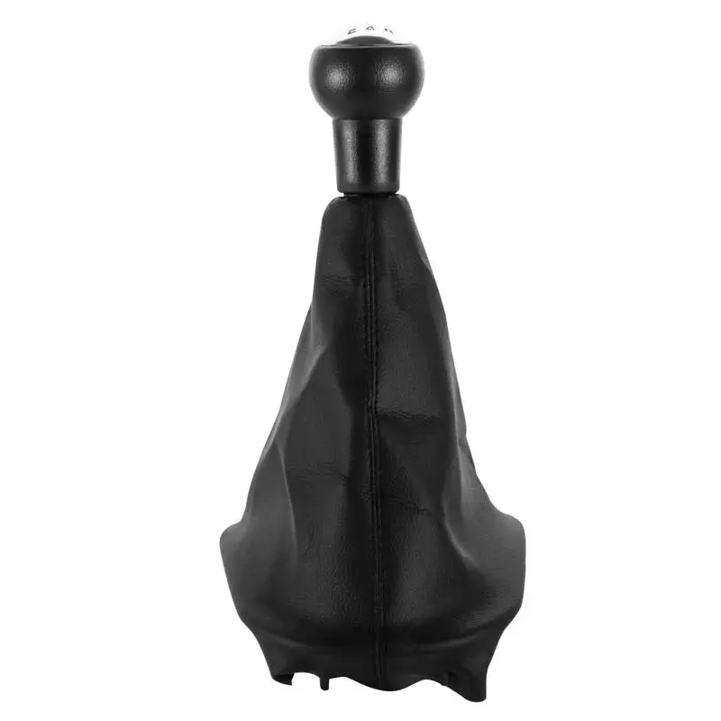 Gear Shift Knob 5 Speed For Peugeot 207 307 406 Citroen C3 C4 C5 XSARA Shifter Lever Stick Gaiter Boot Cover Car Accessories