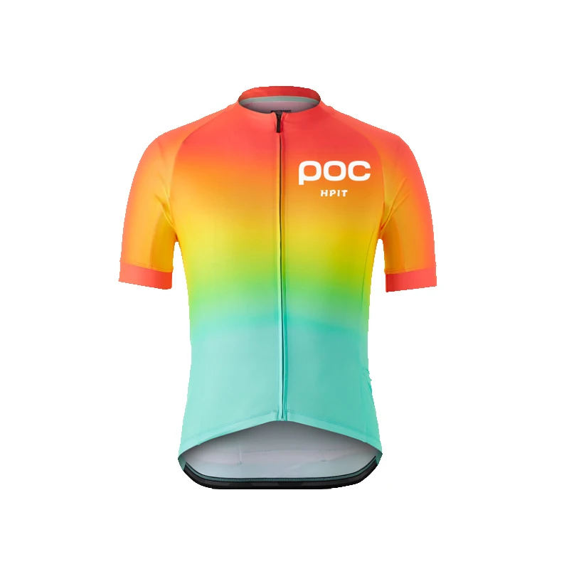 New HPIT POC Cycling Jersey Colour Cycling Racing Tops Short Sleeve Bike Jersey Road Cycling Shirts Summer Bicycle Jerseys 2