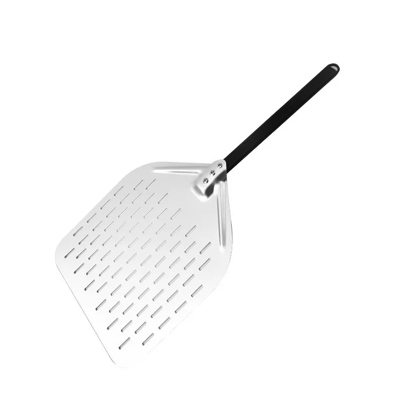 1pcs Stainless Steel Pizza Peel & Cake Lifter Long Handle Square Baking Shovel for Kitchen Oven Tools
