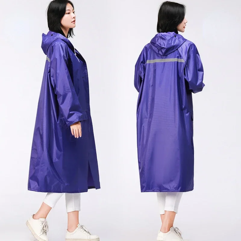 

Windbreaker Outdoor Cover One Piece Adult Raincoat Backpack Oxford Long Rainrainraines Thickened Men's Coat Hiking Rain