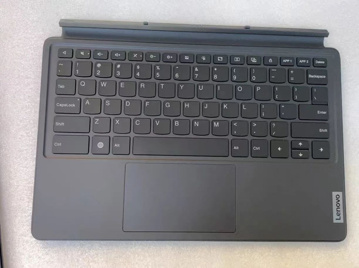 Keyboard and Back Cover for Lenovo Tab P12 12.7 inch 2in1 Tablet TB371FC TB372FC TB370FU TB375FC Keyboard Model KB566U