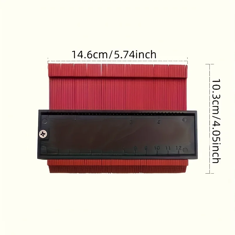 Contour Measuring Instrument Multifunctional Plastic Ruler Woodworking Measurement