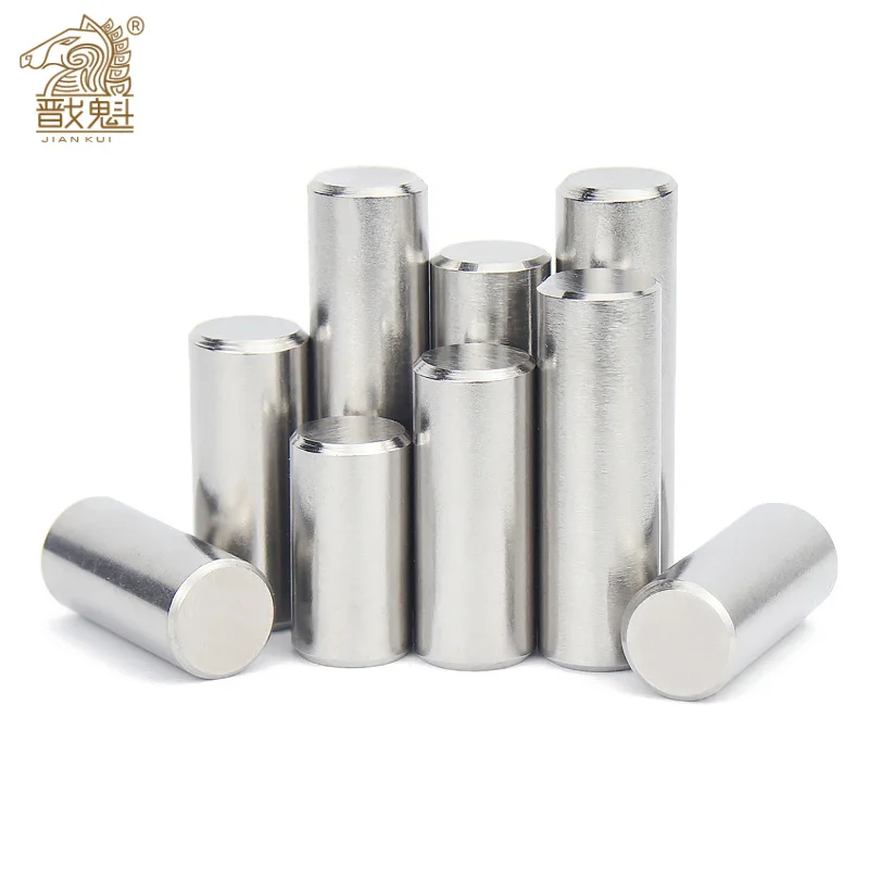 M1 M1.5 M2.5 m3 M4 M5 M6 M8 M10 cylindrical pin locating stud 304 stainless steel fixed shaft solid rod 4 ~ 100mm