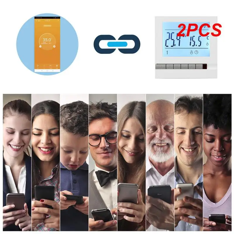 

Умный контроллер температуры Tuya GA GB GC WiFi граффити программируемый термостат с ЖК-дисплеем контроллер температуры