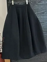 Korean Sle plus Size Midi Skirt Women's Faionable Vintage Floral Print Ele Versatile Mid-Length f Skirt - Image 5