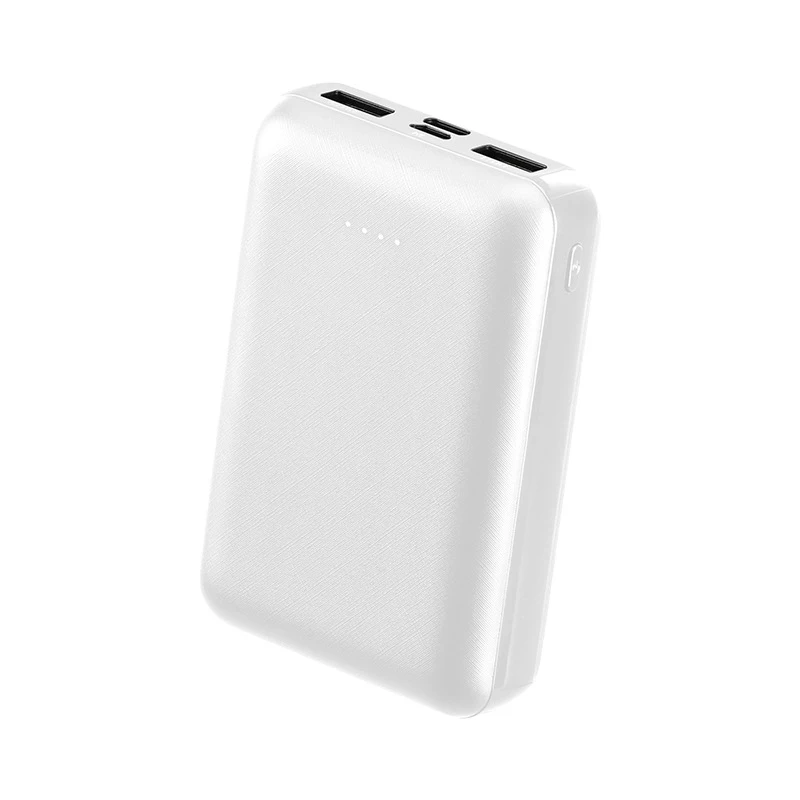 파워뱅크 10000mAh/5V3A 휴대용 충전기 모바일폰 외장 배터리 고속 충전 온열 벨트 USB