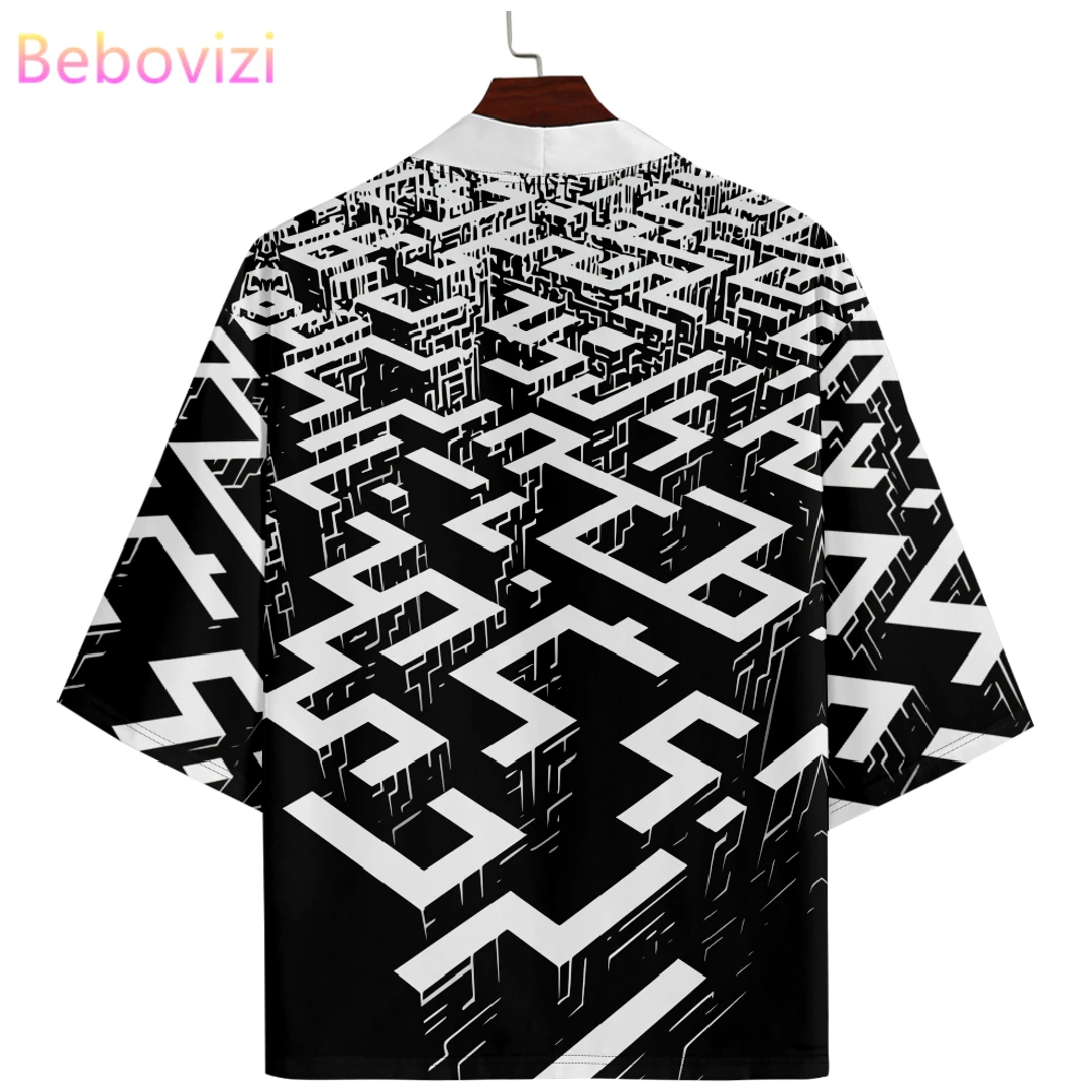 

3D Print Japanese Kimono Streetwear Men Women Cardigan Haori Beach Plus Size 3XL 4XL 5XL 6XL Asian Clothing