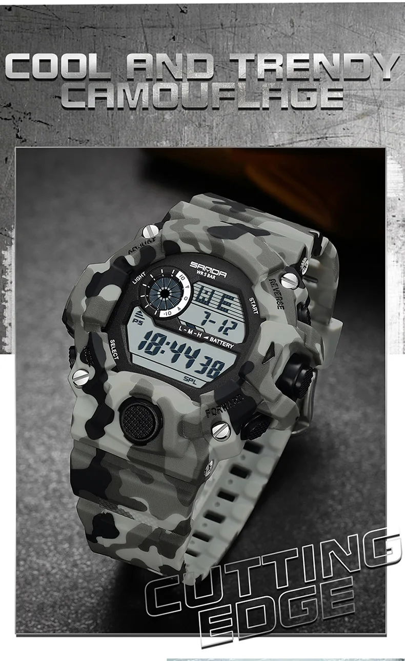 Montre SANDA 2183 affichage numérique