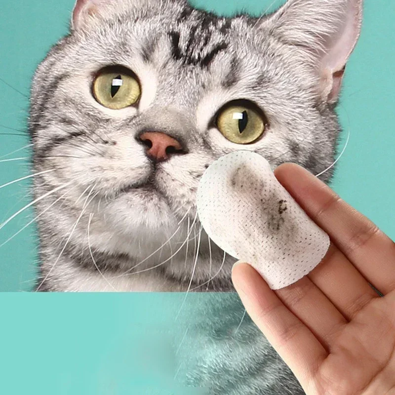 Pet Eye Wipes Cats And Dogs Tearmark Wet Wipes Universal No Irritation Cleaning Products 130 Canned pet cleaning wipes