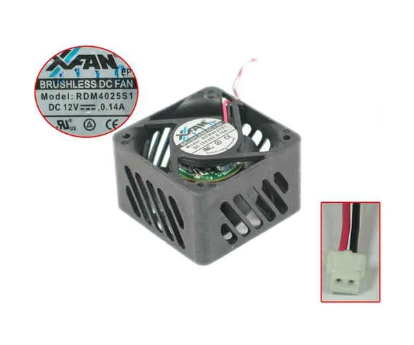 

XIFAN / XINRUILIAN RDM4025S1 DC 12V 0.14A 40x40x25mm 2-wire Cooling Fan