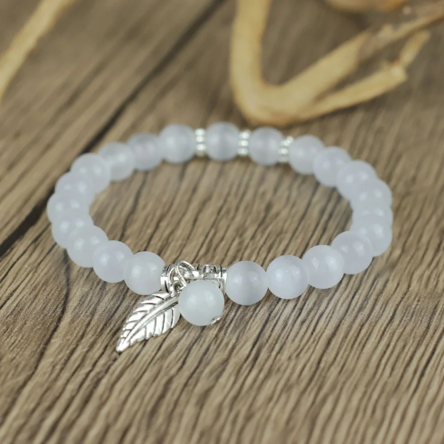 Women Cat Eyes Opal Stone Bracelet Casual Accessories