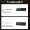 3S-14S 18650 Li-ion Lipo Lithium 7-40V Lead Acid Battery Level Indicator Tester LED Display Meter Module Capacity Voltage Meter 2