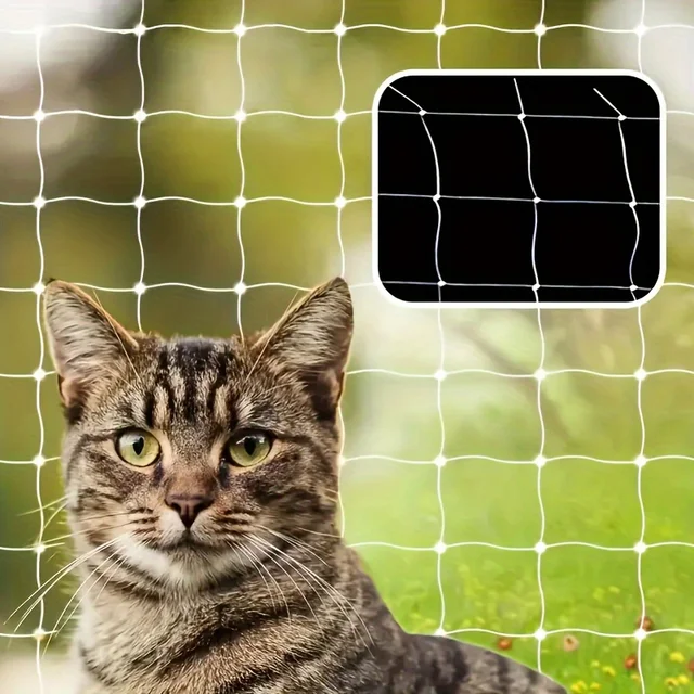 Extra Large Cat Balcony Fence , High-strength Polyester Pet Protection Net, Easy To Install, Suitable For Balconies, Windows 2
