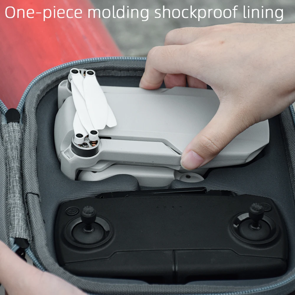 BRDRC Carry Case Storage Bag for DJI Mavic Mini/SE Drone Remote Control Handbag Suitcase Waterproof Protection Box Accessory