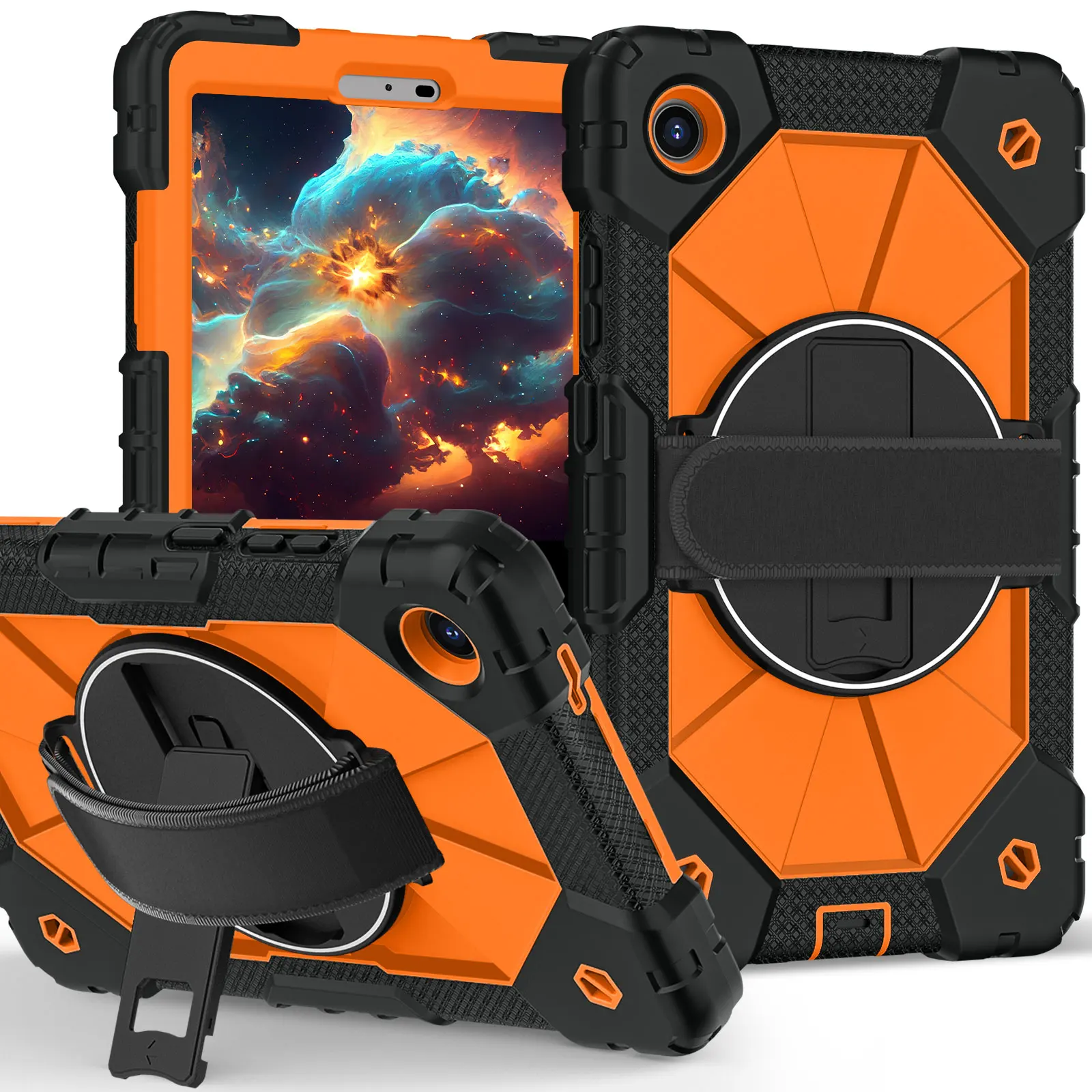 Durable Kids' Shockproof Case with Handle and Shoulder Strap