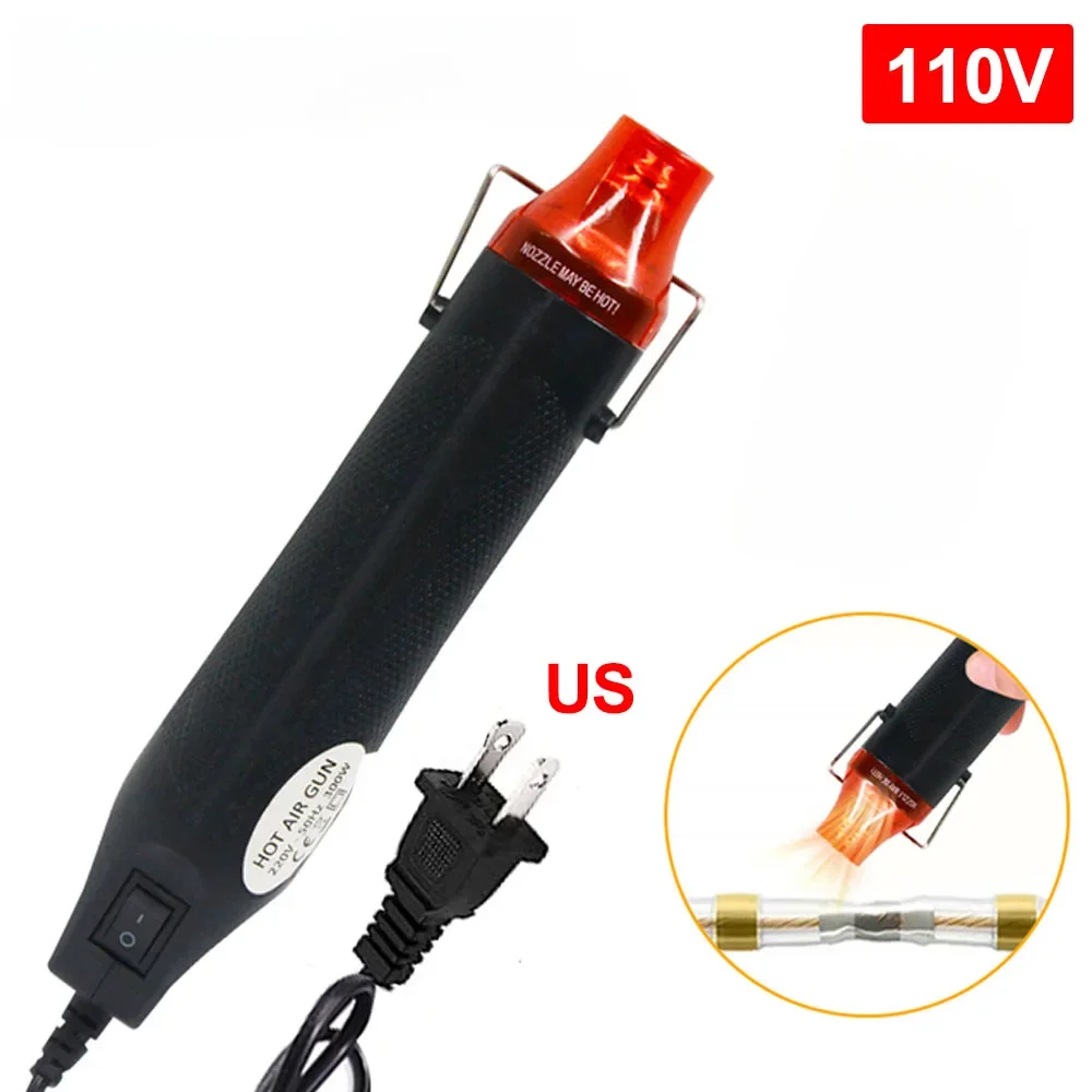 Versatile Heat Gun with Adjustable Temperature Settings and Support Stand