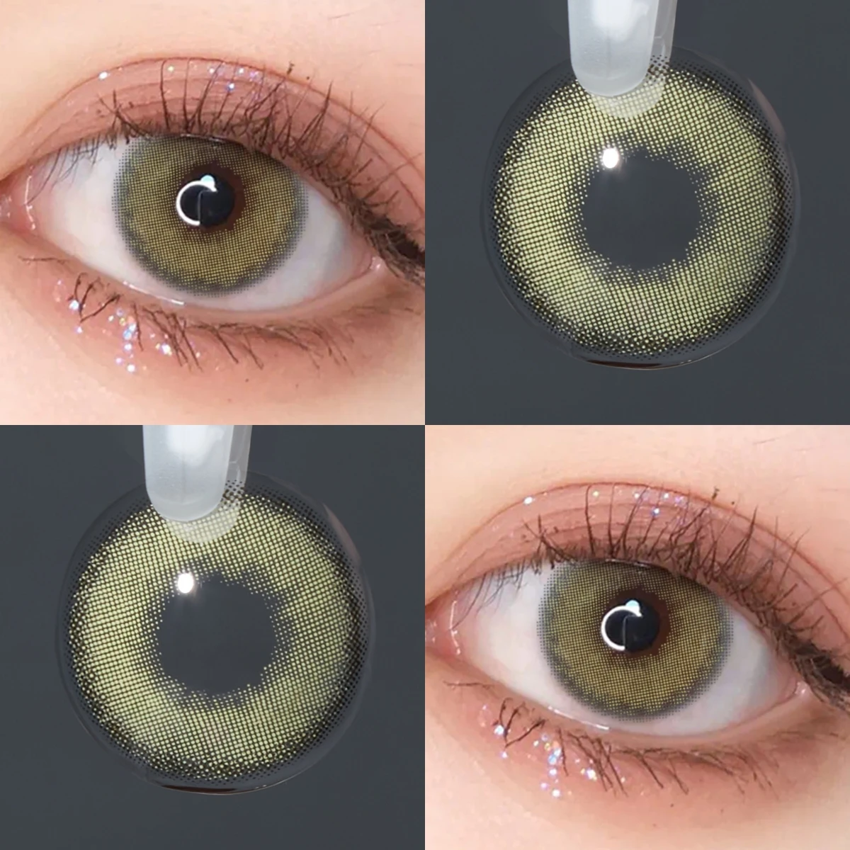 Lalens Soft Blue Colored Contact Lenses - Natural Look, Half-Yearly Wear