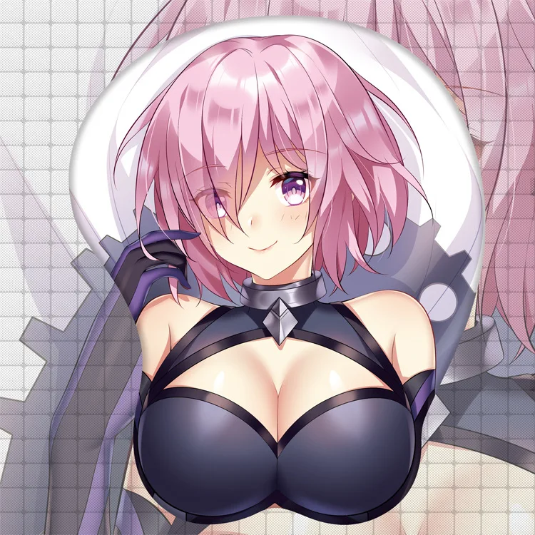 

New FATE Anime Mouse Pad with Wrist Support Anti Slip Silicone 3D Cartoon Figure Cute Mice Mat for PC Computer Laptop Gaming