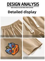 Men's Pure Cotton Straight Leg Casual Pants Spring Sle Versatile Workwear Long Trousers Loose Fit Large Size Wide Leg Pants