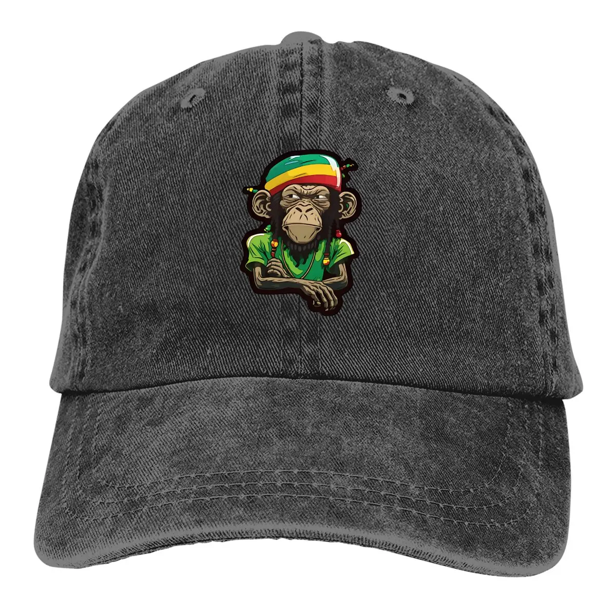 

Бейсболки Rasta Chimp rastafarichimpanzee, Кепка с козырьком, дизайн Rasta, фотозащита