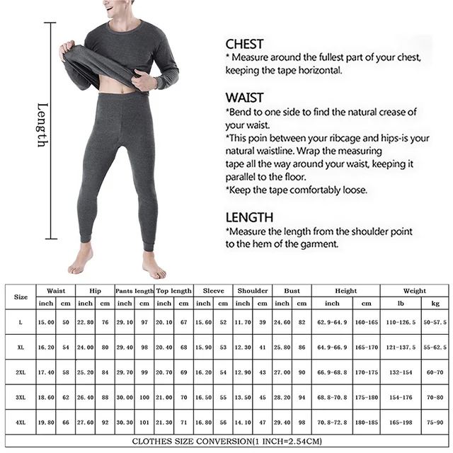 Winter Thermal Underwear Set For Men Thickened Bottom Shirt Long Johns 2pcs Thick Fleece Pajamas Suit Inner Wear Basic Clothing 6