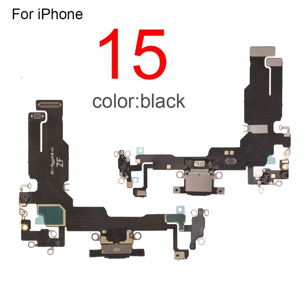 Charging Port Flex Cable with Microphone Ribbon for USB Charger Dock Repair