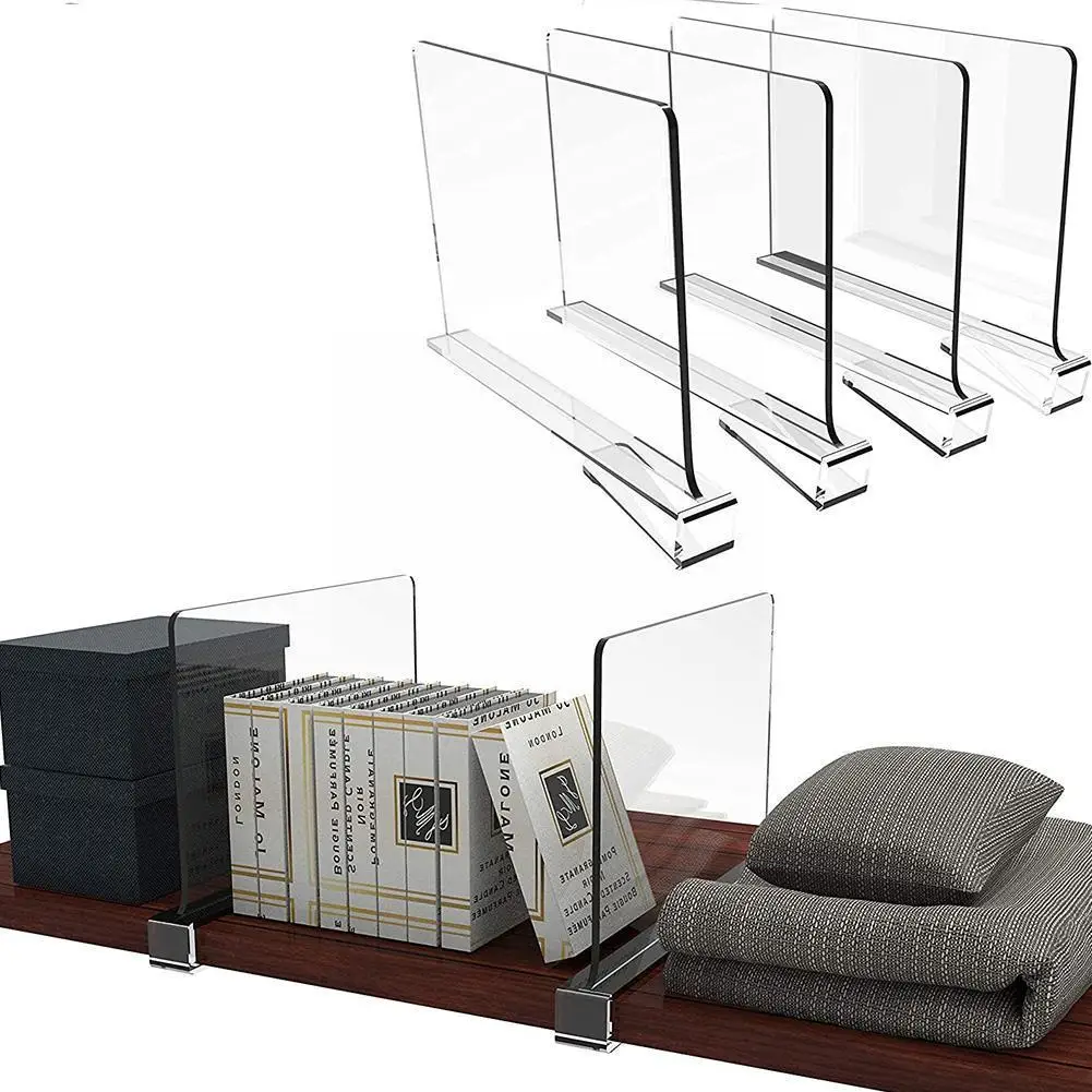 Acrylic Shelf Dividers Shelf Divider For Closets With Wooden Shelves