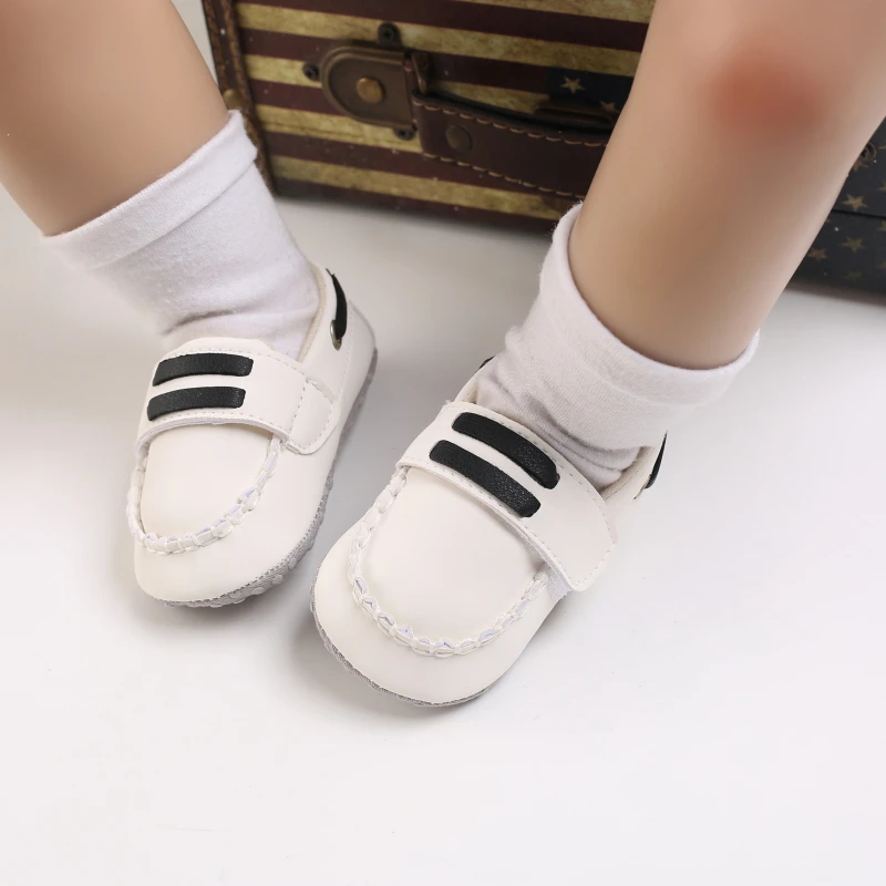 Classic Fashion Boys And Girls Flat Walking Shoes Loafers Canvas Non-slip Shoes For Newborn Babies First Walker Walking Shoes 6