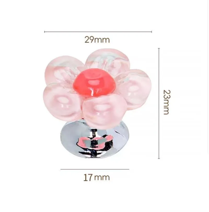 Flower Creative Toilet Switch Press Household Goods Nail Art Special Flush Button Sticker