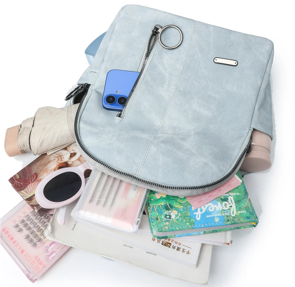 Fashion Daypack High Quality Pu Leather Backpack Women Bagpack Ladies Shoulder Bag Designer Large Capacity School Bag for Girls