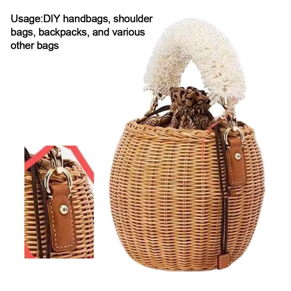 Fashion PU Leather Handmade Backpack Block Lock D Buckle Bag Belt Buckle DIY Replacement Bag Hardware Bag Accessories