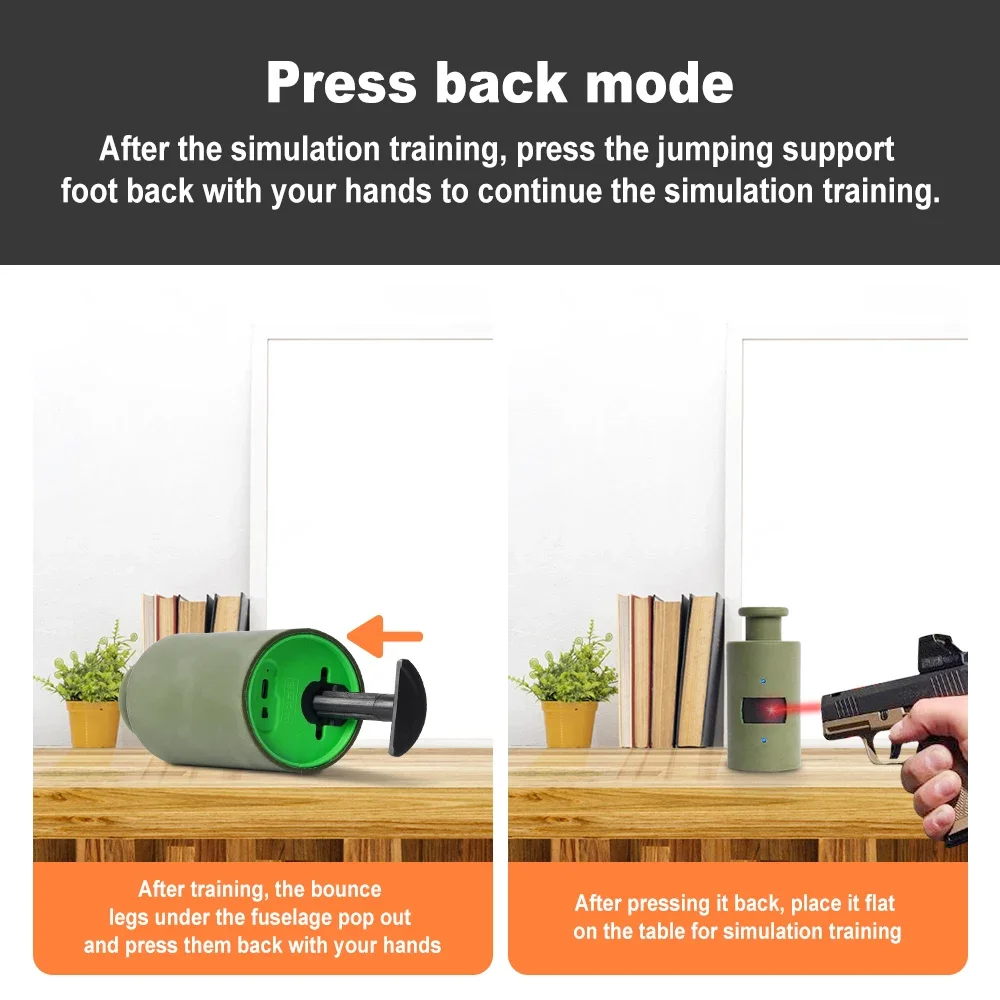 Laser Induction Bouncing Target Aiming Practice Toy Equipment for Training