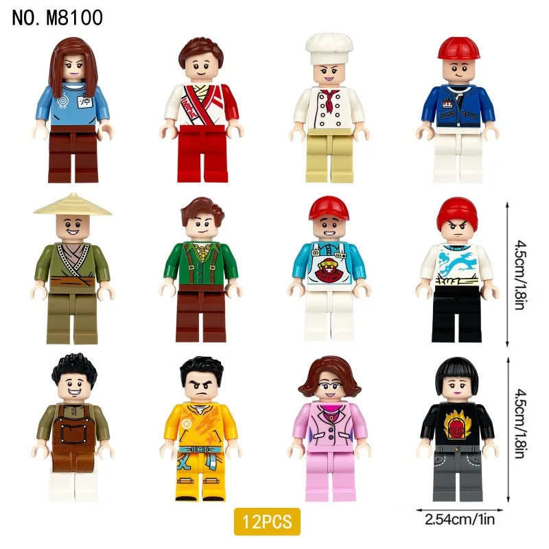 Urban doll M8100 Boys and Children Assembled Toys with Small Particles