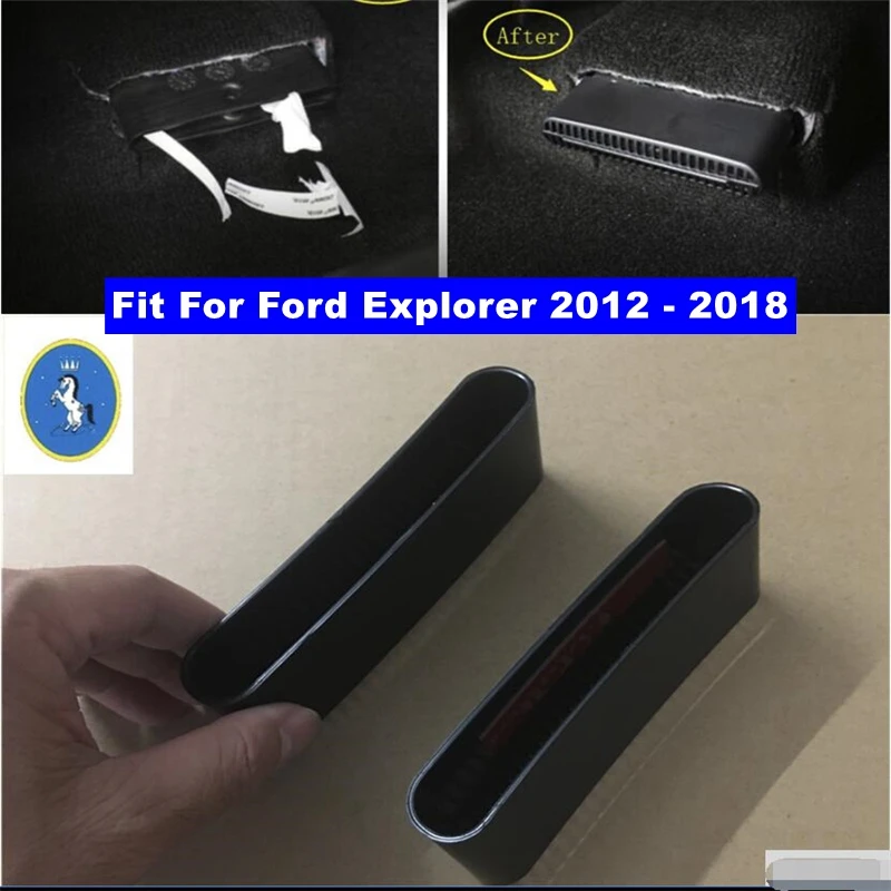

Seat Under Heat Floor Air Conditioner AC Duct Vent Outlet Dust Plug Cover Protector Kit Fit For Ford Explorer 2012 - 2018