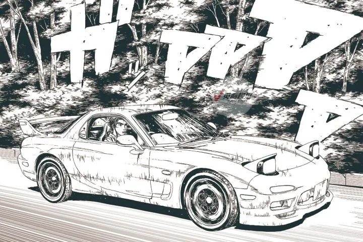 AOSHIMA 06550 RX-7 무접착제 색상 분리 정적 자동차 조립 모델 빌딩 키트, 성인용 취미 DIY, 1/32 체중계