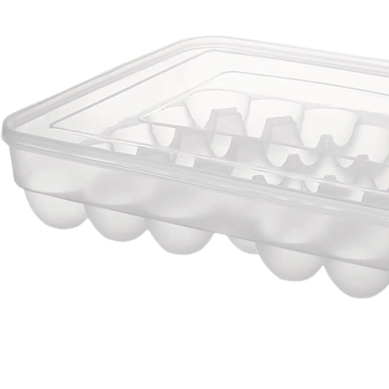 Egg Container With Cover Kitchen Storag 34 Grid Egg Drawer Fridge Egg Tray Kitchen Countertop Anti-Fall Egg Storage Box 5