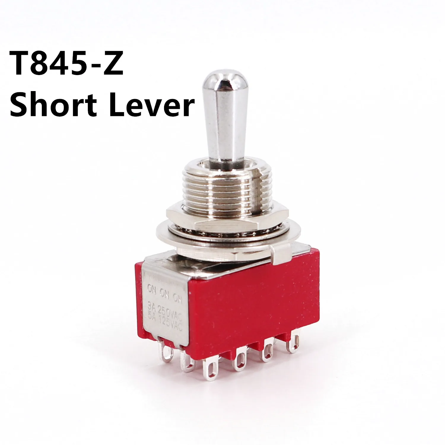 Salecom T845-Z/Z1 12-Pin ON-ON-ON 4PDT 15/32 IN. Bushing