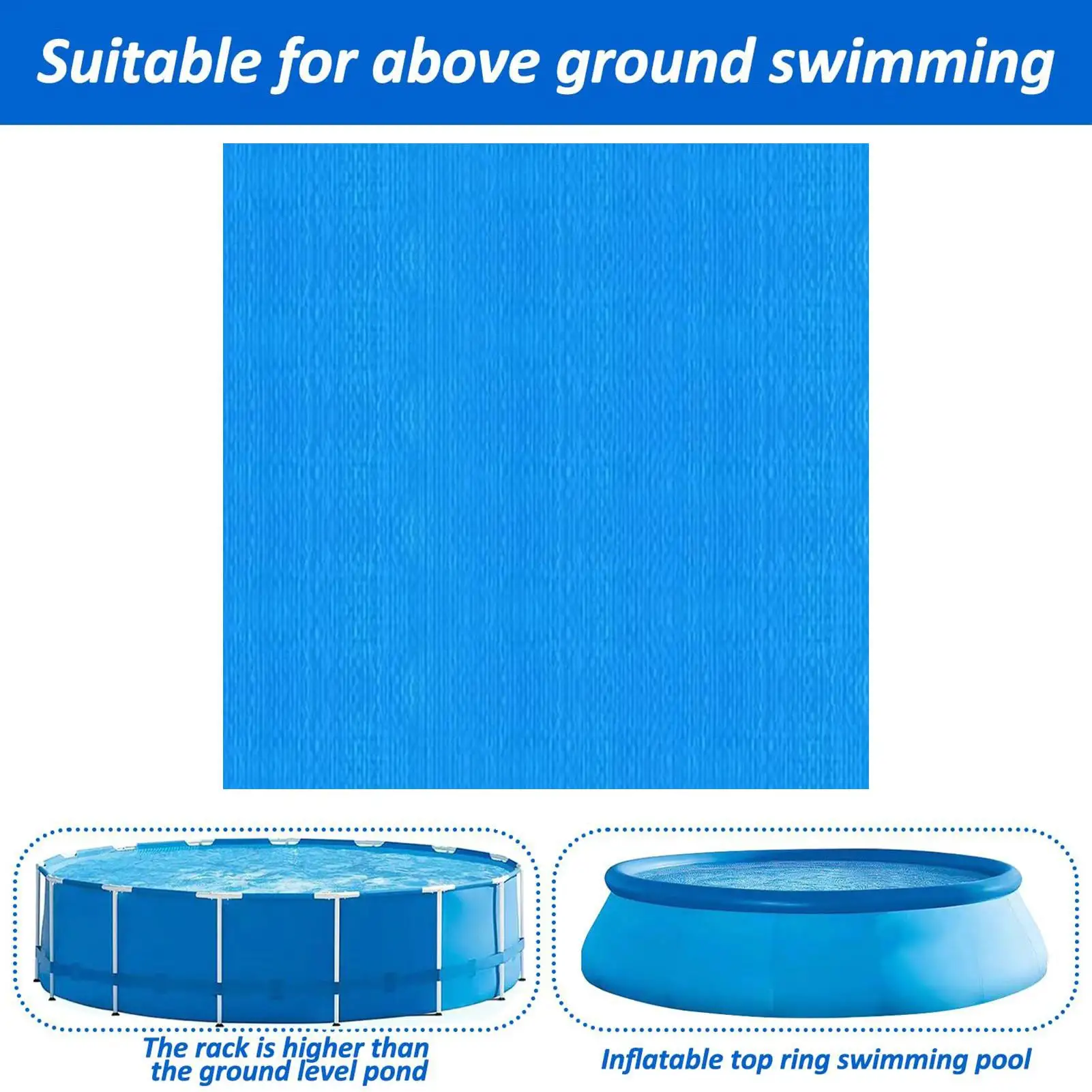 Under Pool Padding Puncture Resistant Pool Mat Swimming Pad Padding Puncture Protection Floor Protection Cushioning for Decking