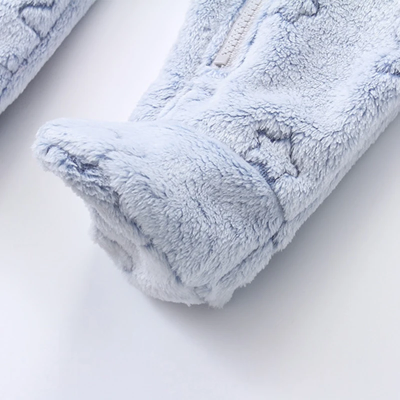 Flannel Winter Baby Romper 6