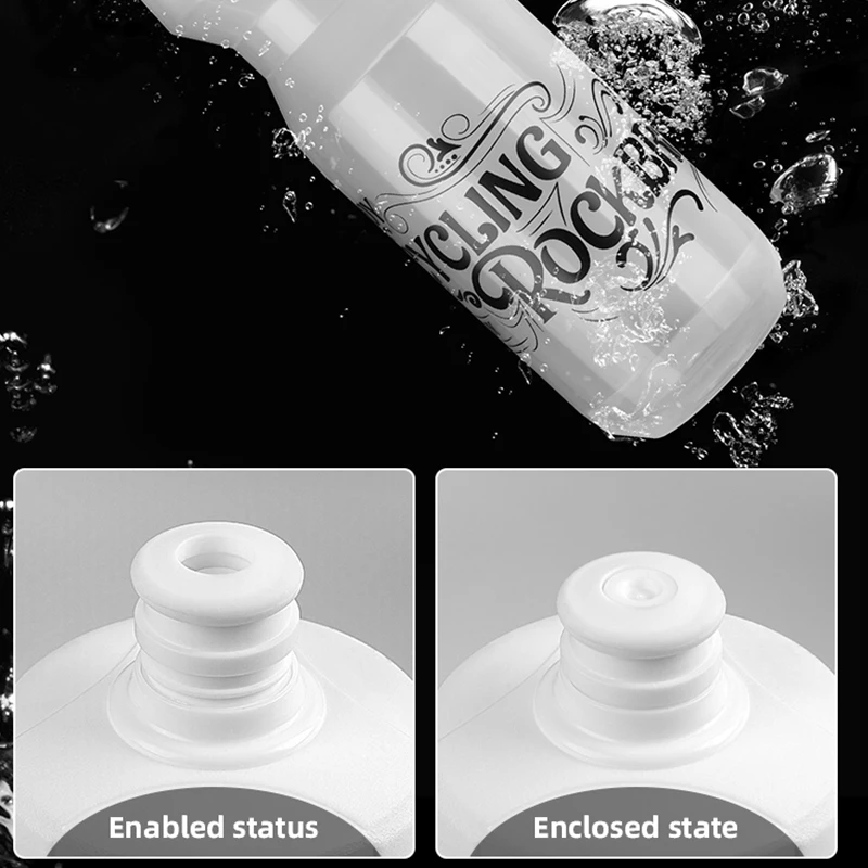ROCKBROS Cycling Water Bottle 750ml Food Grade Leak-proof BPA-free Fitness Running Camping Hiking Sports Kettle Bike Bottle Cage water bottle bicycle water bottle sports bottle bicycle bottle holder
