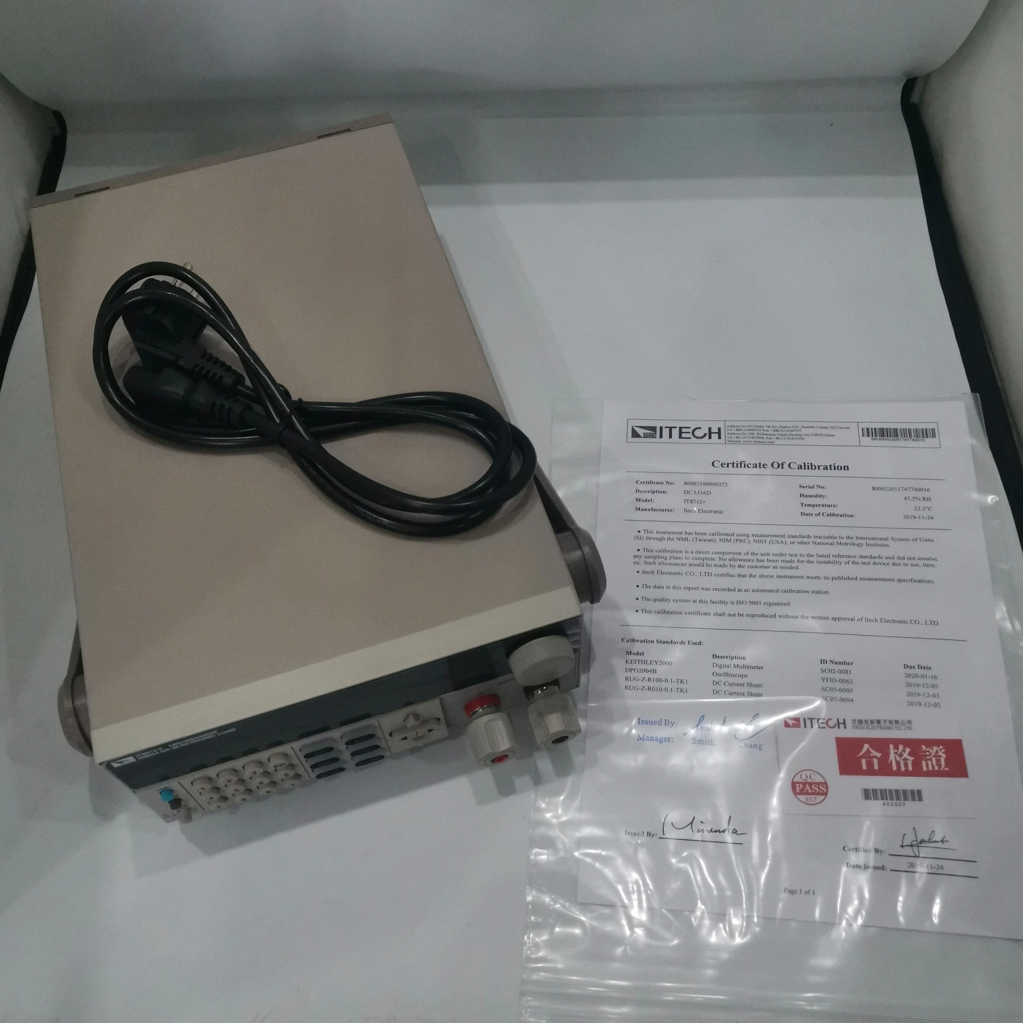 ITECH IT8512+ Programmable DC Electronic Load 120V 30A 300W 1mV 0.1mA detail image 4