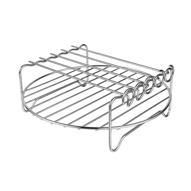 Air Fryer Rack Fits All 3.7qt 5.8qt Multi Purpose Double Layer