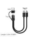 A C to 2x USB C-0.2m
