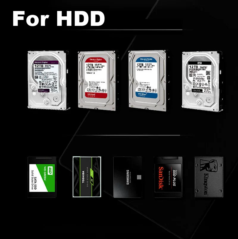 Usb 3.0 2.0 Hdd Gabinete 2.5 Polegadas Série Sata Ssd Disco Rígido Caixa de Case Externo Transparente Hdd para o Computador Portátil do Telefone Móvel - Imagem 3