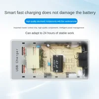 USB Charging Station 60W 12-Ports USB Wall Charger for Multiple Devices Charging Power USB Charger Hub Charging Block Desk - Image 5