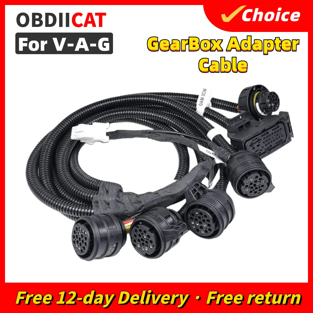 Gearbox Adapter for DQ250 DQ200 VL381 Read and Write Work for Gearbox Adapter Cables