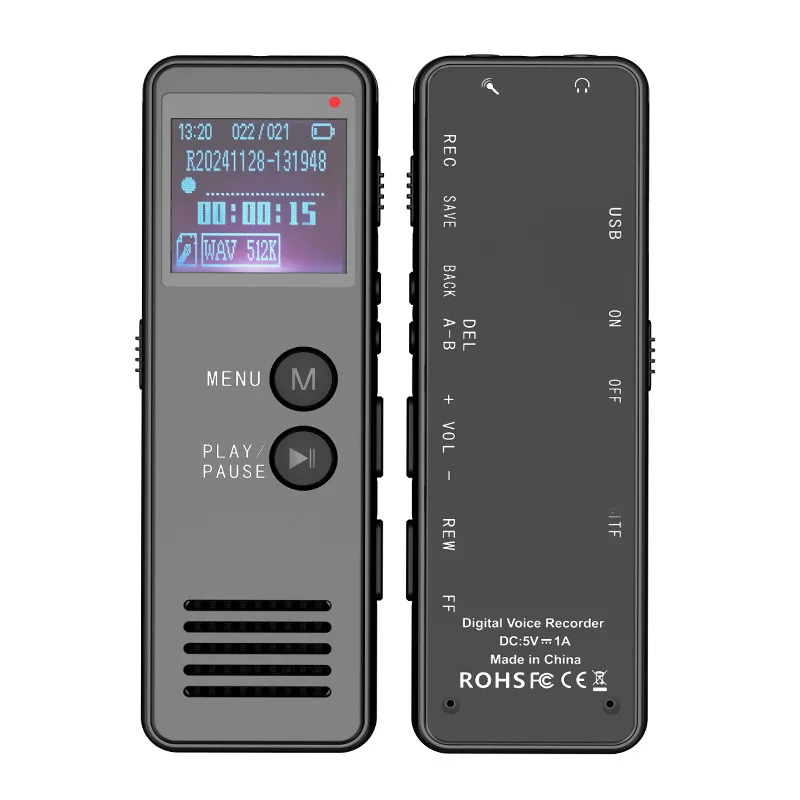 Minienregistreurvocalactivé8go-128go,disqueU,cléUSB,Audio,son,Dictaphone,haut-parleur,Microphoneexterne,lecteurMP3-AliExpress44