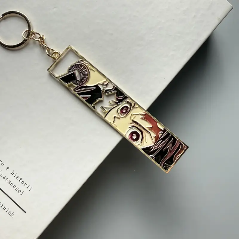 Anime Metal Hollow Out Keychains Bookmark Cute Jet Manga Fashion Bag Key Tag Jewelry Accessory Key Ring Holder Gift Anime - Image 15